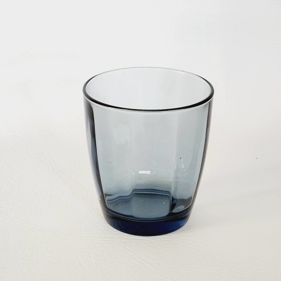 Bormioli Rocco, "Pulsar" Glass Water Ocean Blue, Set of 3 Rocks Glasses - Picture 3 of 9